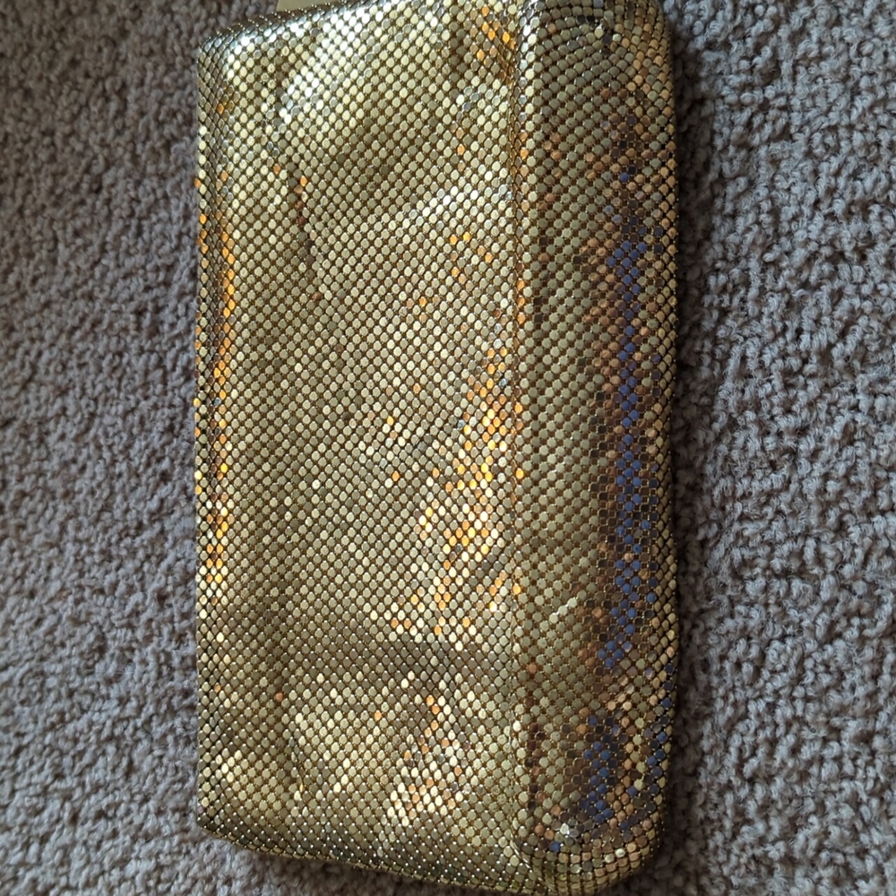 Vintage gold evening bag